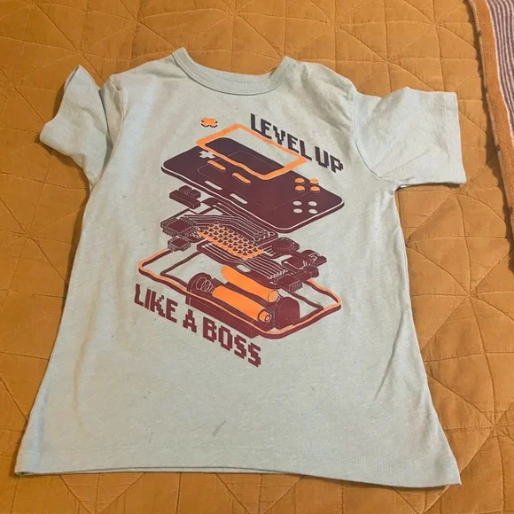 Place “Level Up, Like a Boss” T- Shirt - Picture 1 of 2